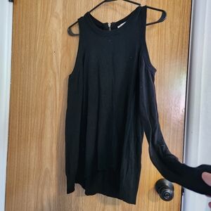 Cold shoulder sweater